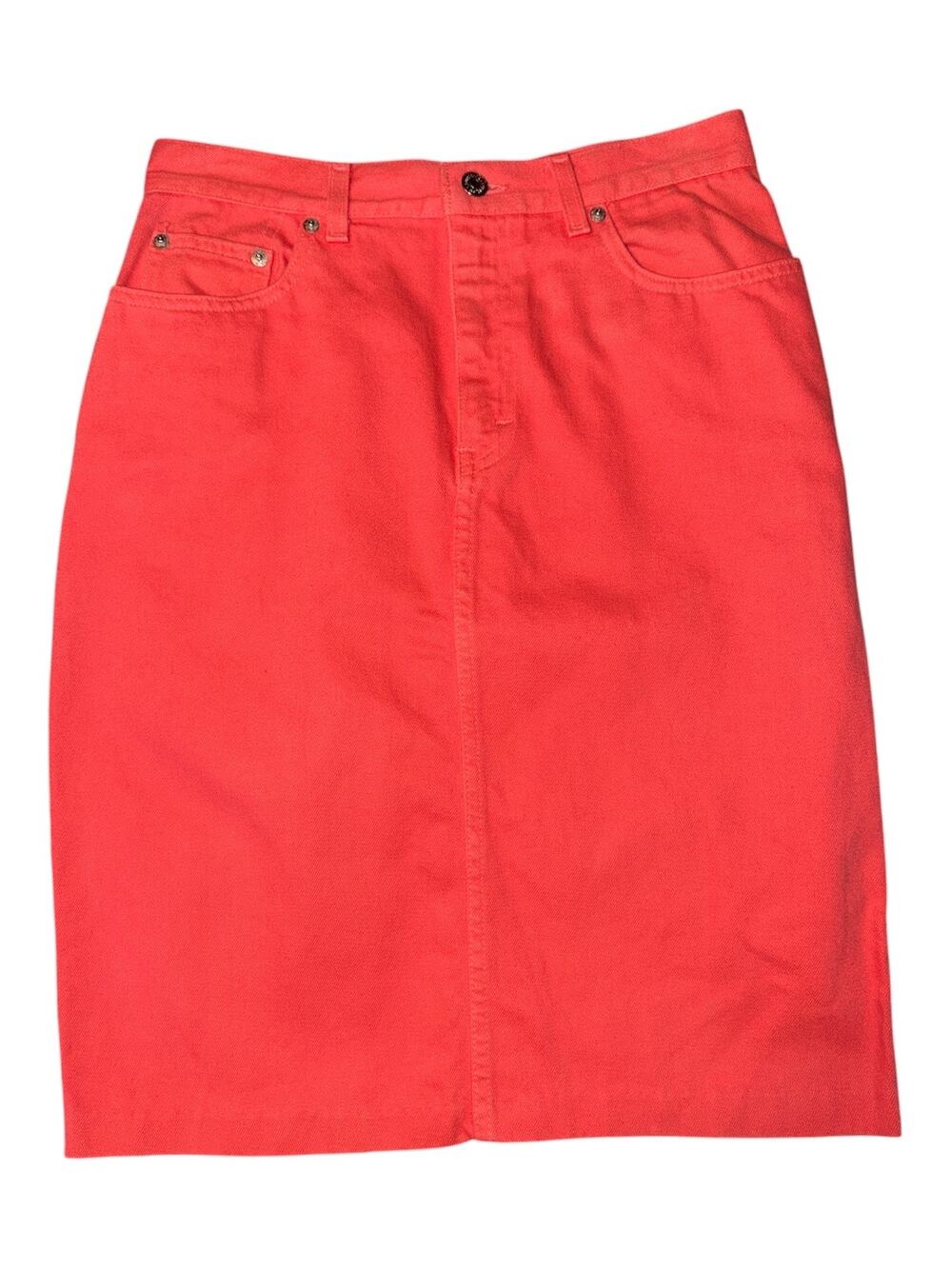Vintage Polo Ralph Lauren Women’s Size 8 Pink Demin Skirt